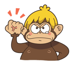 Adventurous Monkey Stickers messages sticker-1