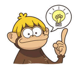 Adventurous Monkey Stickers messages sticker-0