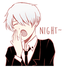 Cute Butler Stickers messages sticker-3