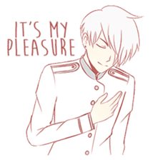 Cute Butler Stickers messages sticker-8