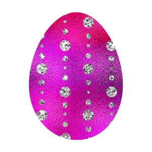 Easter Eggs - Foil and Glitter messages sticker-2