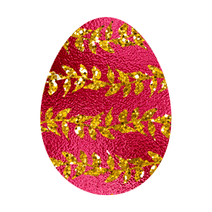 Easter Eggs - Foil and Glitter messages sticker-4