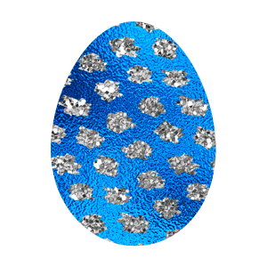 Easter Eggs - Foil and Glitter messages sticker-10