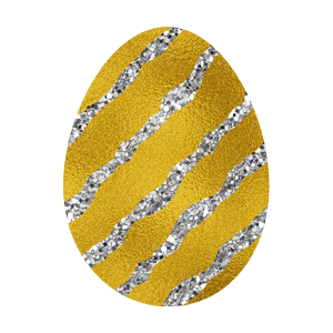 Easter Eggs - Foil and Glitter messages sticker-8