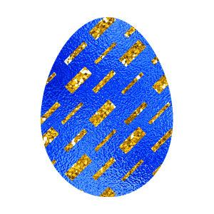 Easter Eggs - Foil and Glitter messages sticker-0