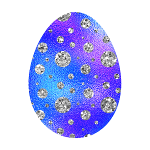 Easter Eggs - Foil and Glitter messages sticker-3