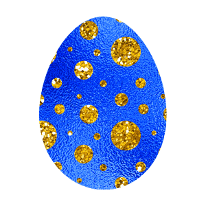 Easter Eggs - Foil and Glitter messages sticker-2