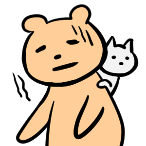 毎日くま&ねこステッカー Everyday Kuma & Neko Sticker messages sticker-3
