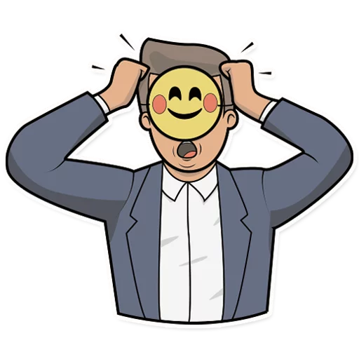 Emoji Man Stickers messages sticker-6