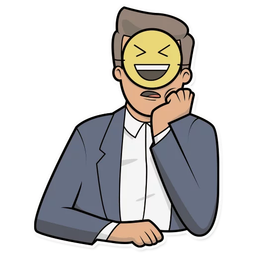 Emoji Man Stickers messages sticker-5