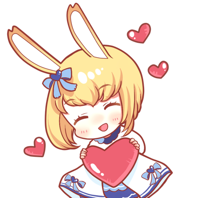 Little Miss Usagi stickers messages sticker-10