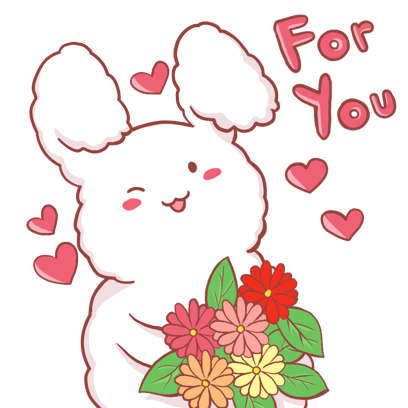 Little Miss Usagi stickers messages sticker-3