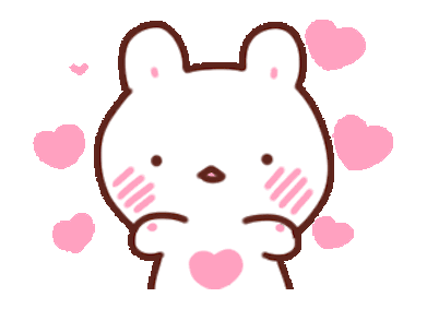 Sweetie Rabbit Love Animated messages sticker-4