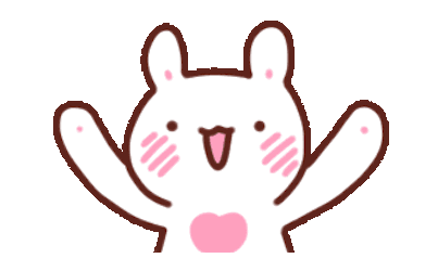 Sweetie Rabbit Love Animated messages sticker-1