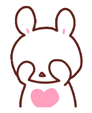 Sweetie Rabbit Love Animated messages sticker-2