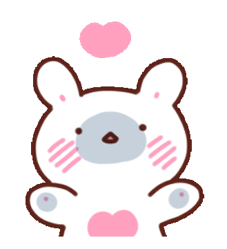 Sweetie Rabbit Love Animated messages sticker-9