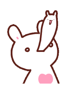 Sweetie Rabbit Love Animated messages sticker-10
