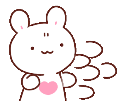 Sweetie Rabbit Love Animated messages sticker-7