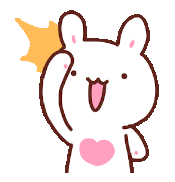 Sweetie Rabbit Love Animated messages sticker-3