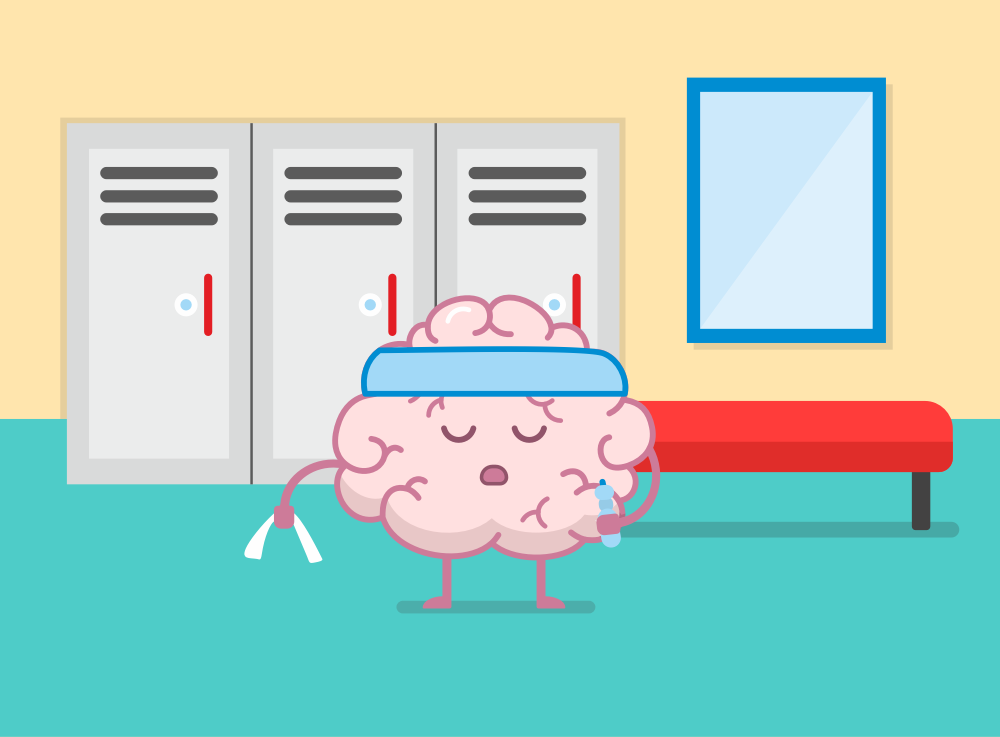 Brain Fitness - Gym for the brain messages sticker-8