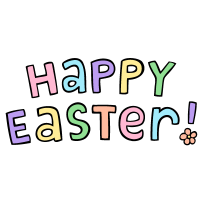 Easter Garden messages sticker-1