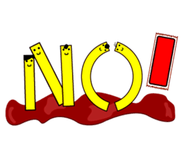 Potato Fries messages sticker-5