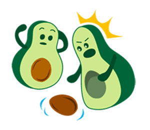 Avocado Party > Cool Stickers! messages sticker-9