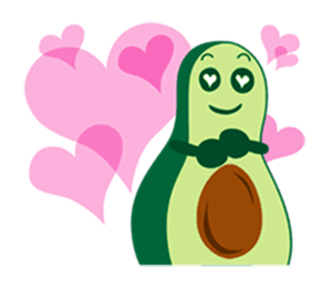Avocado Party > Cool Stickers! messages sticker-4