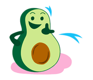 Avocado Party > Cool Stickers! messages sticker-1