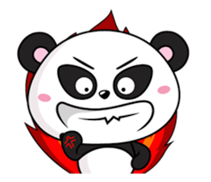 Funny Baby Panda messages sticker-11