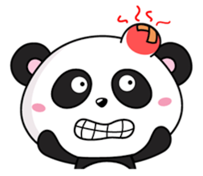 Funny Baby Panda messages sticker-1