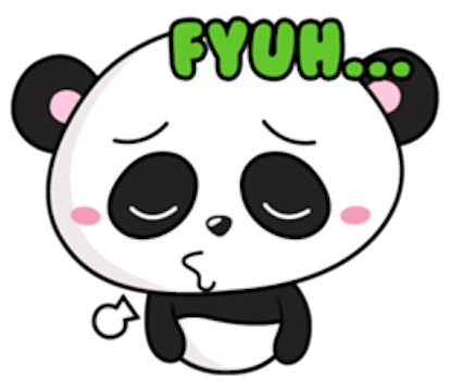 Funny Baby Panda messages sticker-7