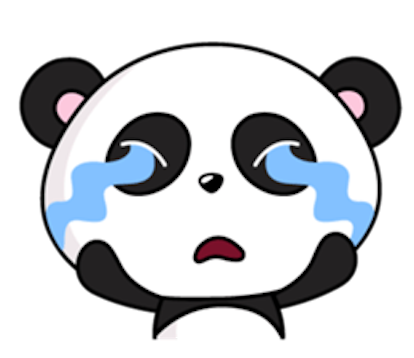 Funny Baby Panda messages sticker-0