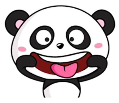 Funny Baby Panda messages sticker-3