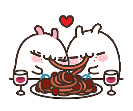 Lovely Rabbit Love Animated messages sticker-11