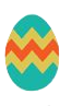 Cute Easter Eggs Sticker messages sticker-10