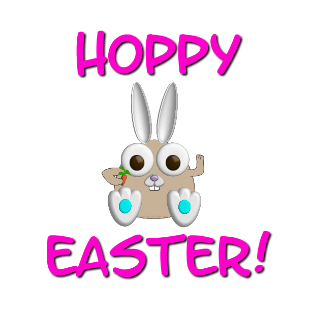 Chicks, Bunnies and Eggs - Springtime Sticker Fun messages sticker-3