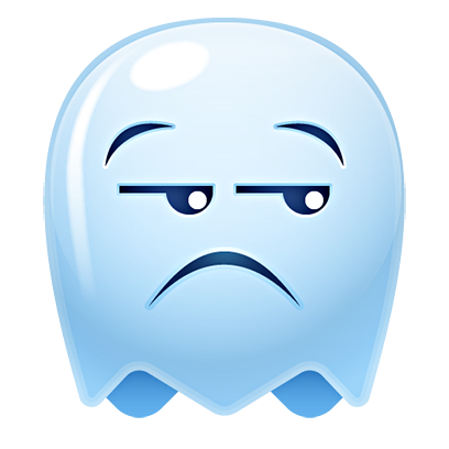 Ghost Emojis Free messages sticker-2