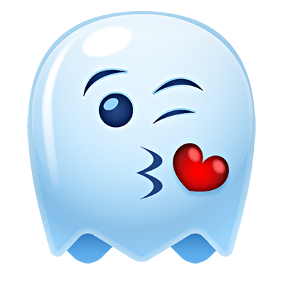 Ghost Emojis Free messages sticker-5