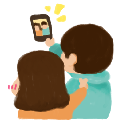後ろ姿も可愛い messages sticker-1