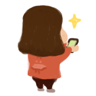 後ろ姿も可愛い messages sticker-0