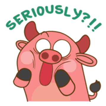 Funny Angry Pig messages sticker-2