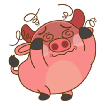 Funny Angry Pig messages sticker-9