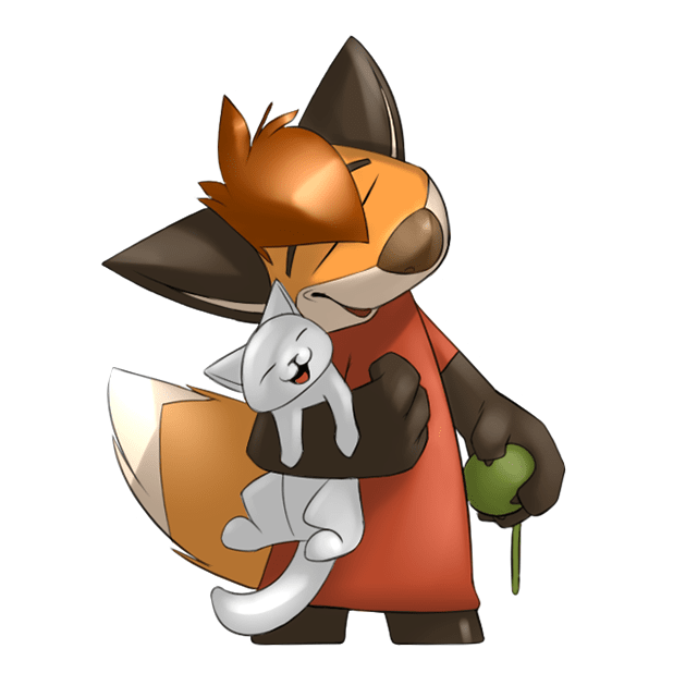 Digger the Fox Stickers for iMessage messages sticker-7