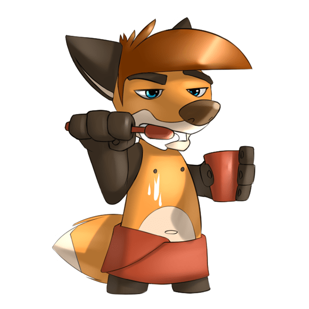 Digger the Fox Stickers for iMessage messages sticker-5