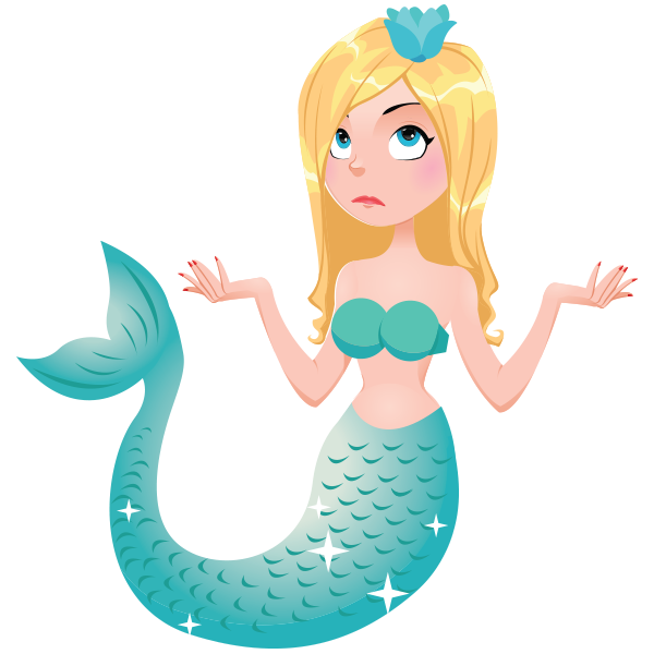 Mermaid Emoji messages sticker-11