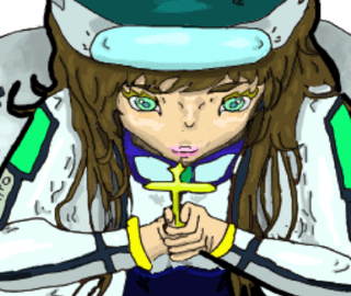Cute girls! Anime! Sticker nuns messages sticker-1