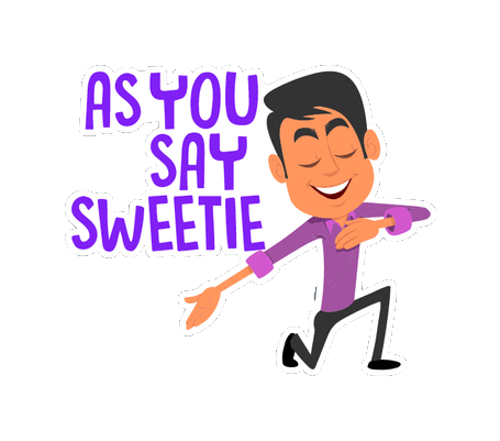 Cute Couple Stickers messages sticker-0