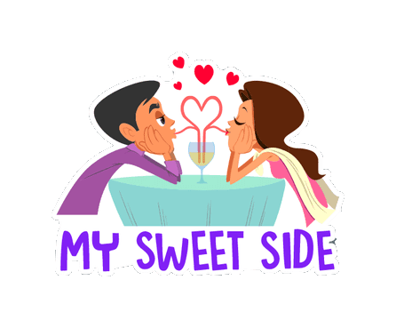 Cute Couple Stickers messages sticker-9