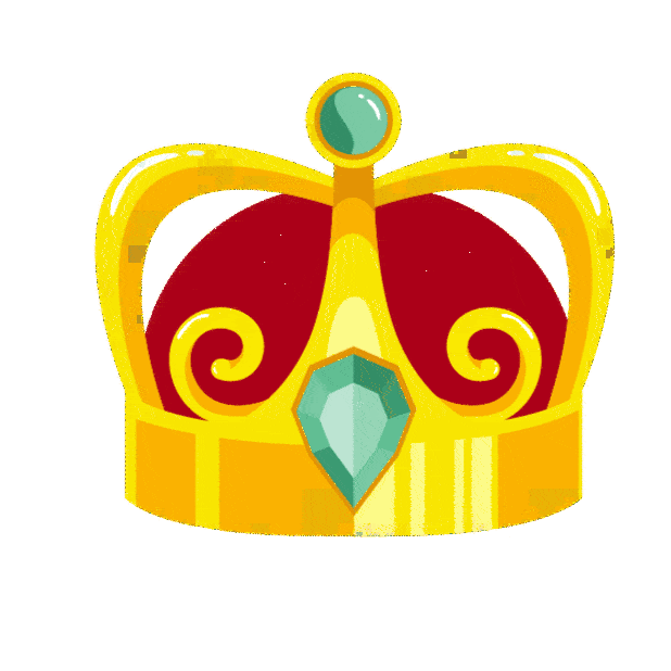 Animated Cute Crown Stickers messages sticker-1